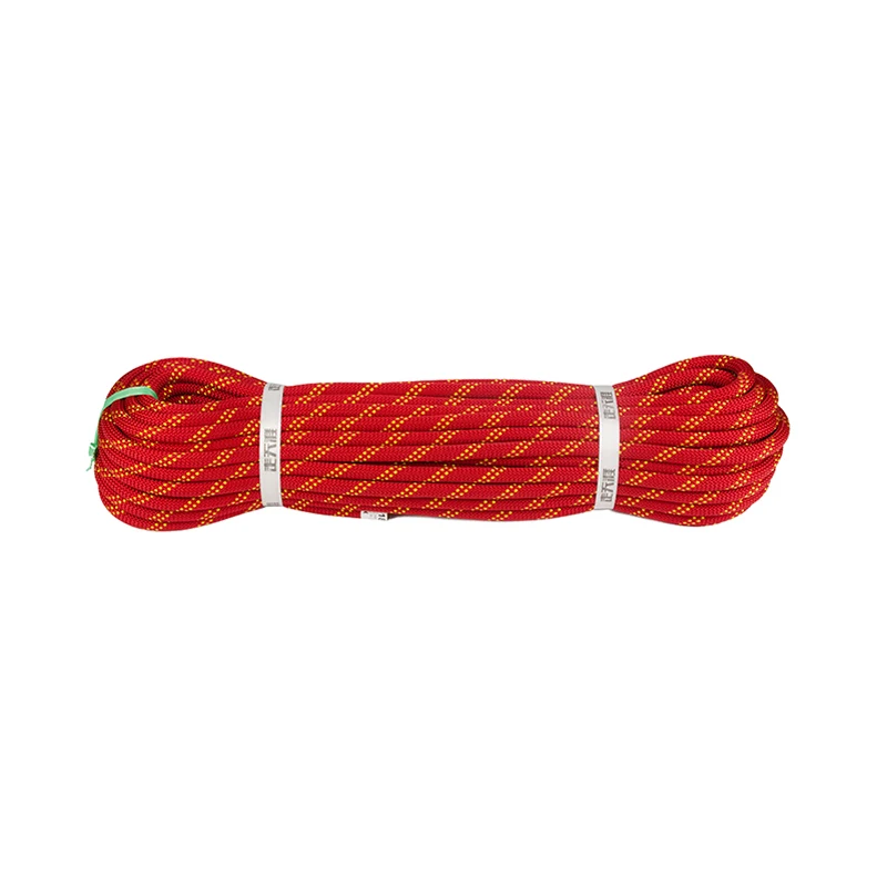 CE UIAA Certificate EN1891 Polyamide Safety Rope Low Stretch Red 10.5mm Nylon Static