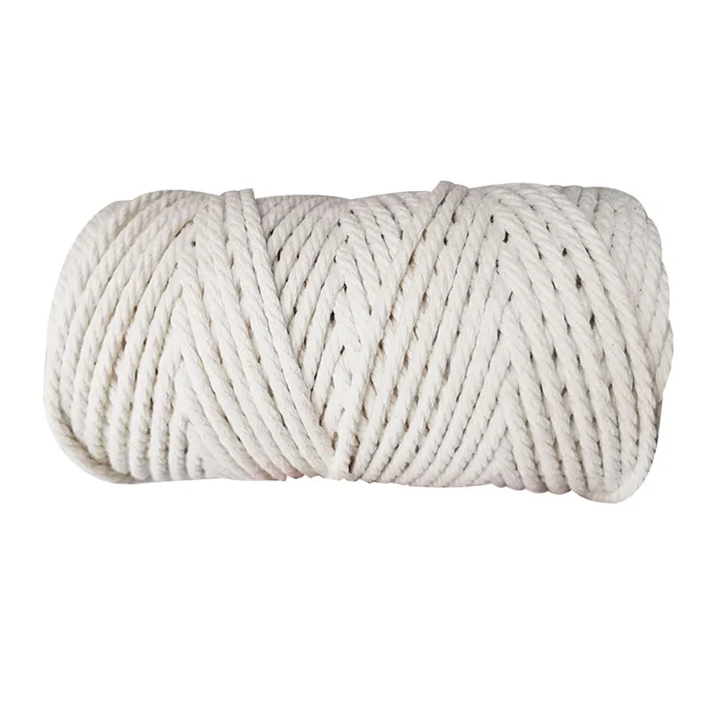 bulk pure cotton macrame rope packaging rope