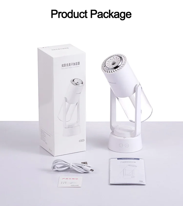 2021 Hot Selling Portable Mini Essential Oil Diffuser USB Ultrasonic Cool Mist Anion Air Purifier Humidifier with LED Light