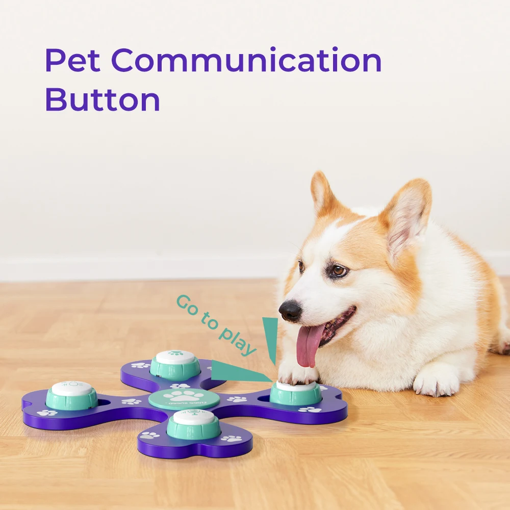 Shenzhen manufacturer 10s/20s/30s recordable dog training buttons talking pet dog buttons for communication