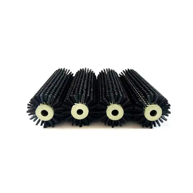 Manufacturer Customized  High Density Conveyor Nylon Roller  Brush for Polishing and Cleaning
