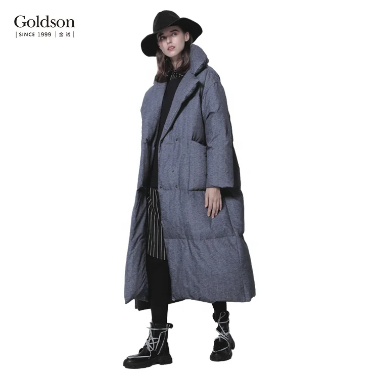 
China manufacture high quality women thick long winter duck down parka 