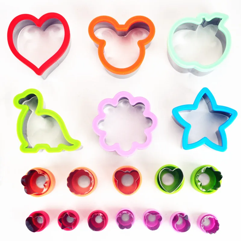 
Sandwiches Cutter Mickey Mouse Dinosaur Heart Star Shapes Biscuit Mold for kids Cookie cutter mini tart pan 