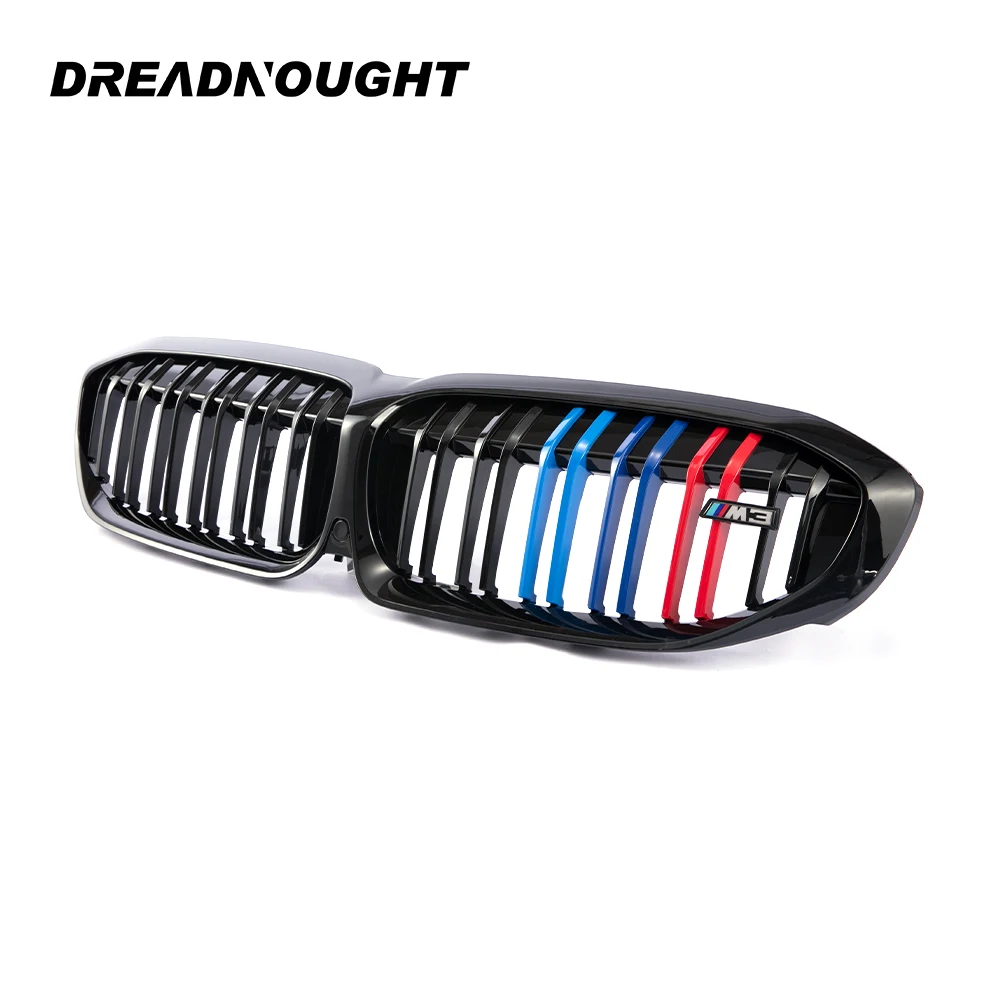 
New product double slat three color car grills for 2019-IN bmw g20 grill 
