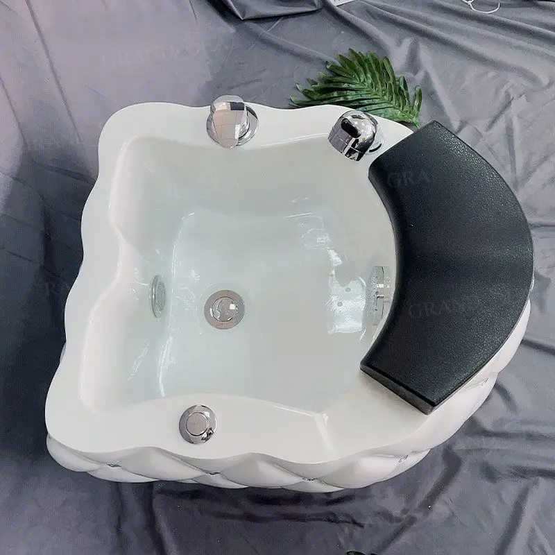 2025 the Latest High-Quality Guaranteed Acrylic Massage Foot Bath Salon Pedicure Bowl