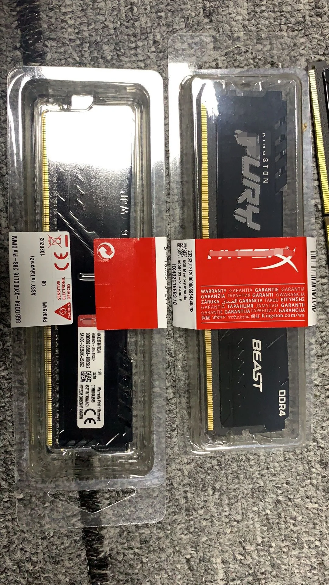 ddr4 8gb 3200mhz cl16 288pin pc ram ddr4 ram memories with Hyper cooler