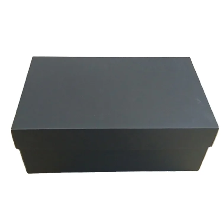 Y91 Spot wholesale blank folding empty shoe box custom printed reusable corrugated white black paper shoe box