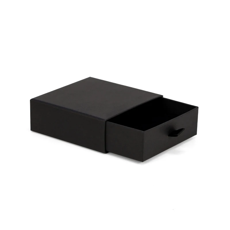 luxury branded pull slide out open sleeve box packaging jewelry drawer sliding gift box packaging with handle