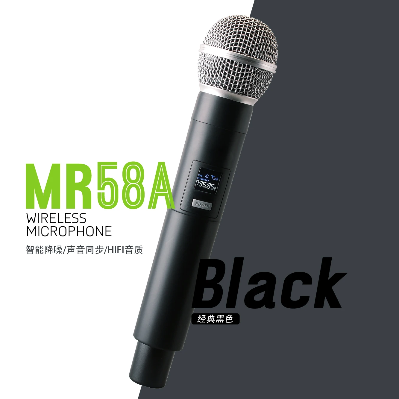 SENBORAN 58A Microfone Professional Dynamic Video Recording Karoke Mic Sans Fil Handheld Wireless Karaoke Microphone