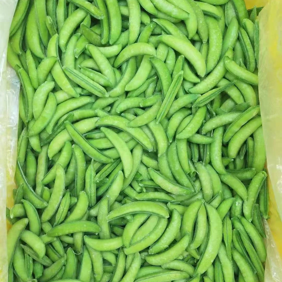 Factory price high quality iqf frozen sugar snap peas sweet peas for bulk