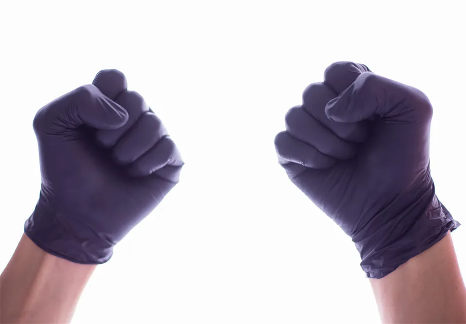 Good Quality Disposable Nitrile Gloves  Powder Free Black Hair Dye