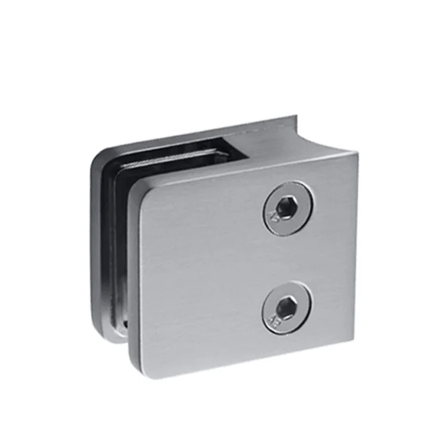 factory price Stainless Steel Frameless Outdoor Glass Clamp for Glass Balustrade Railing Post