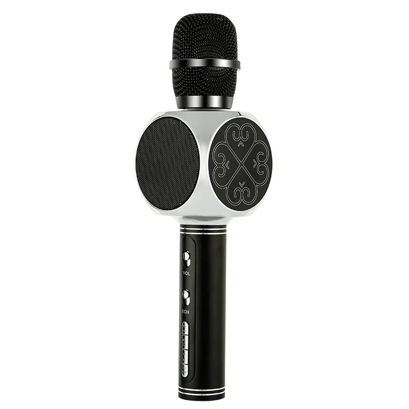 SU.YOSD YS63 4 Color Hot Selling 1500mah Battery USB/TF/AUX Outdoor Portable handheld BT Wireless Karaoke Microphone