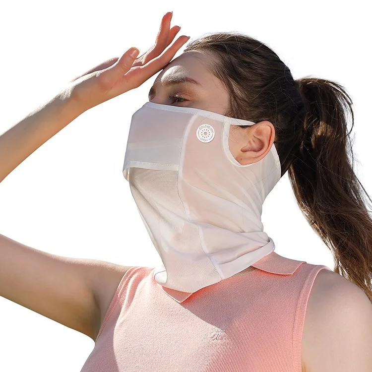 Golovejoy Xtj52 Cheap Customizable Sunscreen Face Towel Convenient Anti Mosquito Anti Ultraviolet Golf Mask