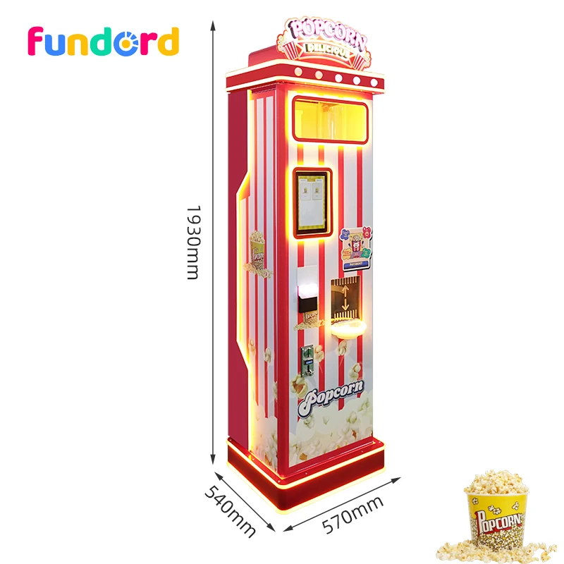 2024 Fundord vending pop corn machine popcorn maker machine