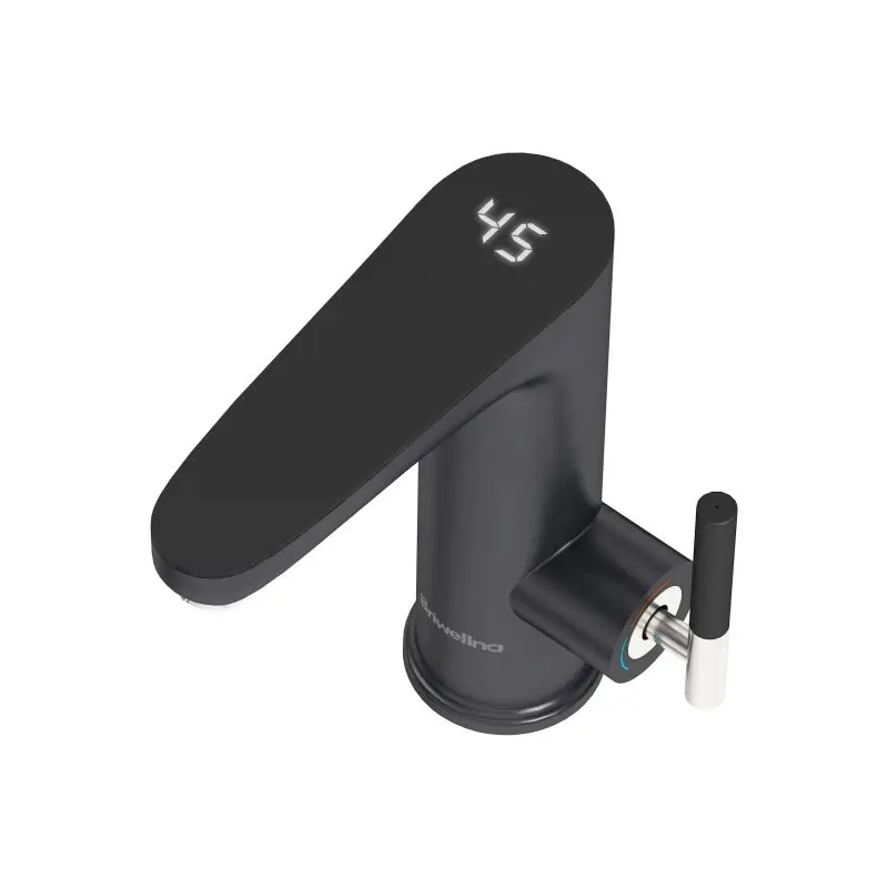 Briwellna 220V 3200W ABS Plastic Instant Hot Water Faucet Electric Water Heating Tap for Bathroom