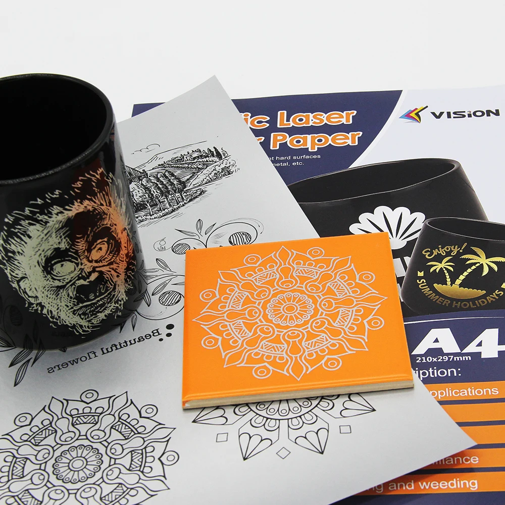 
Transfer Paper for laser printer metallic silver or gold laser transfer paper 