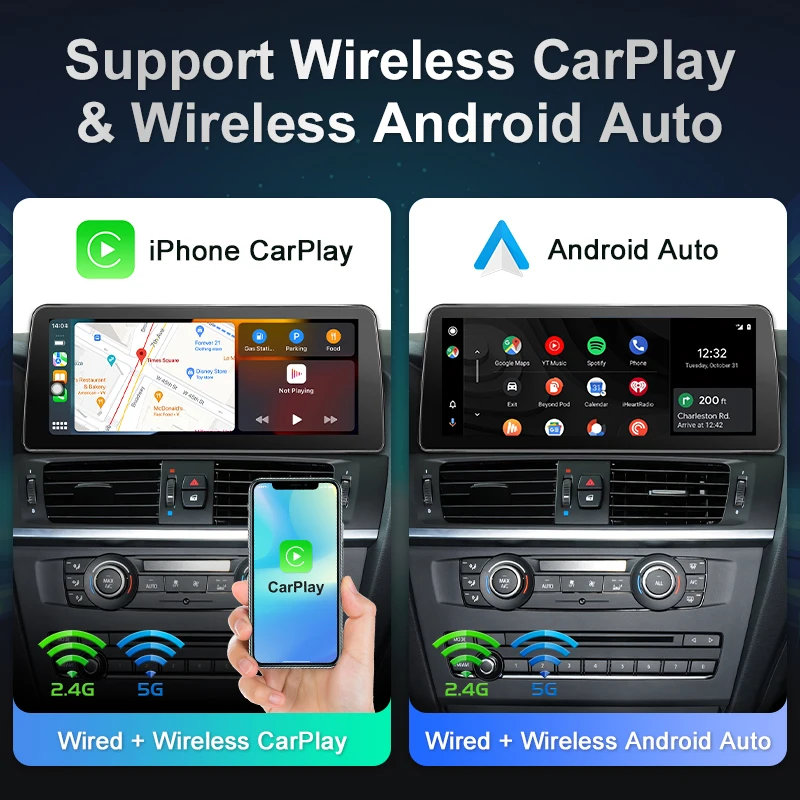 Car Radio For BMW X3 X4 Radio Headunit Device 2 Double Din Quad Octa-Core Android Car Stereo GPS Navigation Carplay