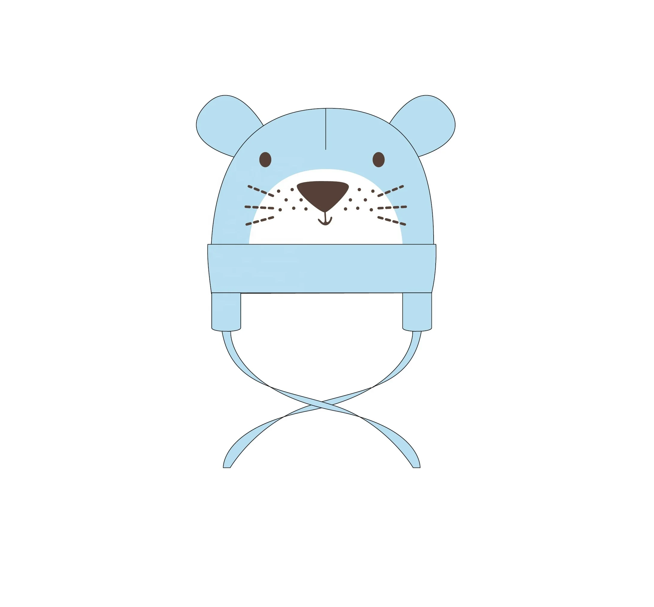 
100%cotton lovely Baby Hat Hot sale Infants Cotton Cap Toddlers Winter Hats Wholesale Newborn Baby Cap 