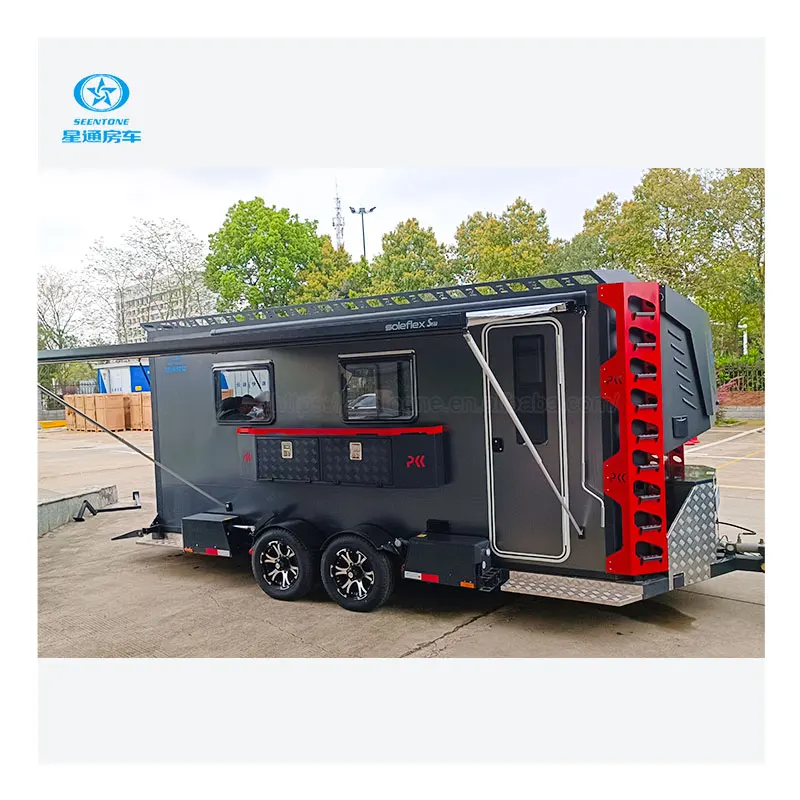 Многофункциональный удобный Большой Космический автомобильный прицеп rv внедорожный караван camper дорожный Игрушечный Грузовик