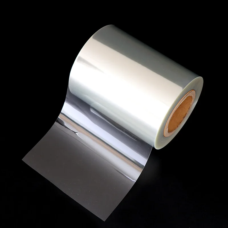 Custom Transparent PET Twist Film Roll Water-Soluble & Food-Grade Cellophane Wrap for Candy & Plastic Packaging Soft Hardness