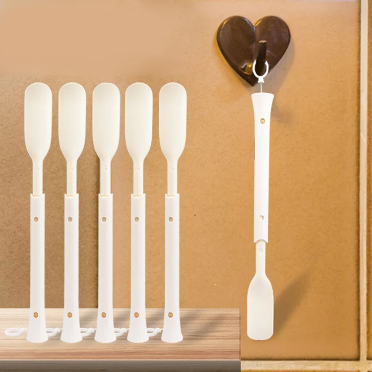 promotional practical ABS 70cm telescopic lazy shoehorn shoe lifter shoe helper