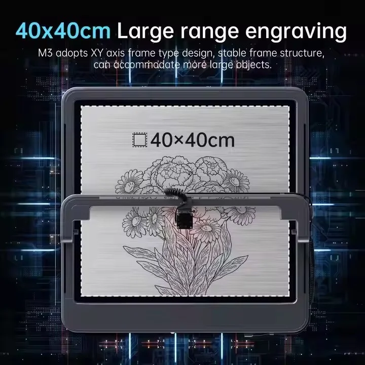 Metal and Non-metal Marking maker M3 Desktop Laser Marking Machine laser engraving machine for leather