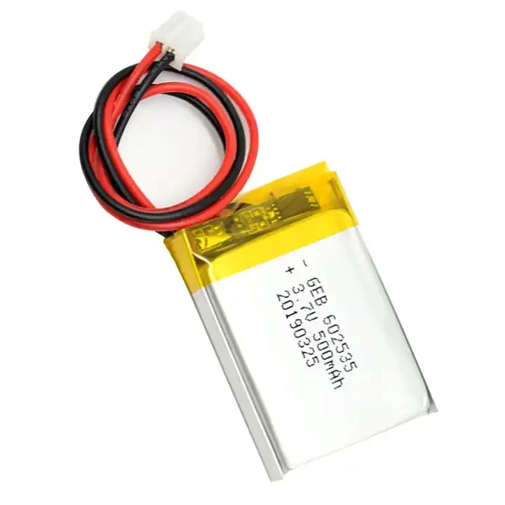 GEB Factory 602535 602035 702035 3.7V 500mAh 400mAh Best Small Lithium Polymer Rechargeable Lipo Battery For GPS Track 3.7V Lipo