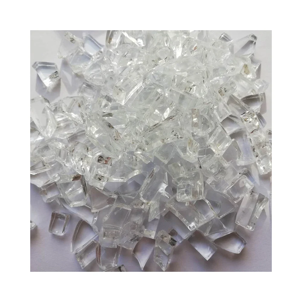 Factory Supply Tempered Broken Fire Glass