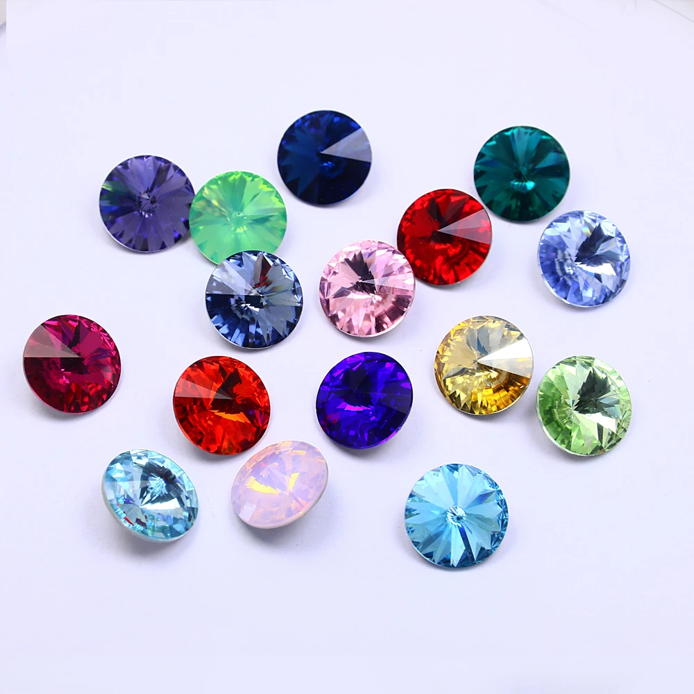 Dongzhou 16-20mm Rivoli rhinestones k9 crystal fancy Stone wholesale loose crystal beads For Jewelry making diy accessories