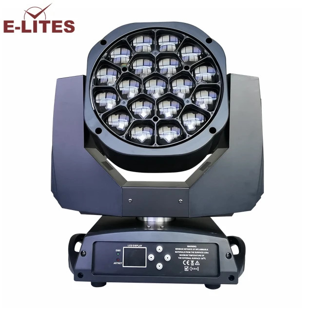  Акция! Светодиодная Подвижная головка bee eye k10 19*15