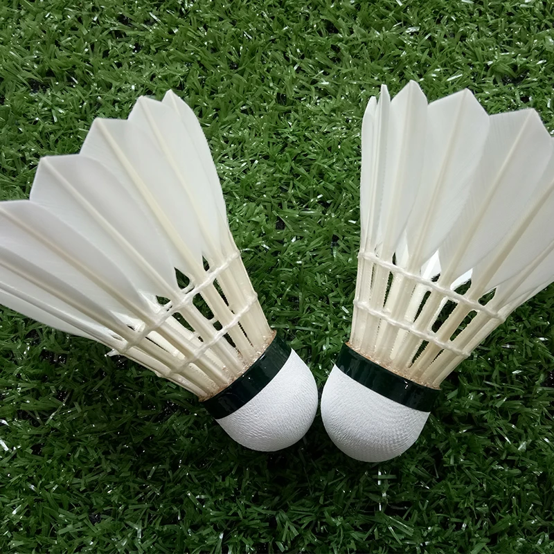 
Hot Sales Good Quality Goose Feather Badminton Shuttlecock 