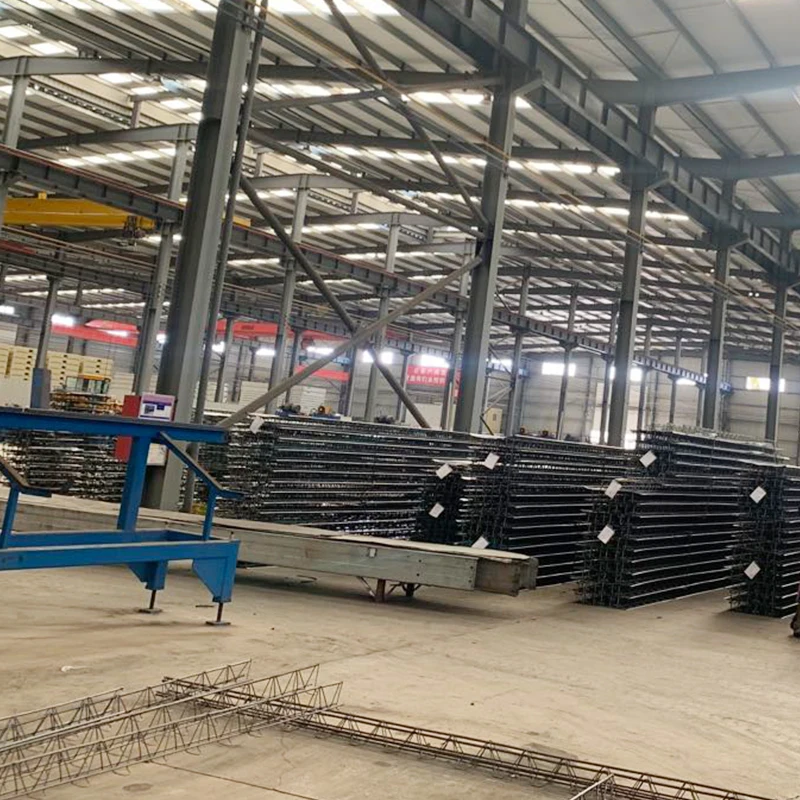High Rise Buildings 4-3-3 Steel Truss Lattice Girder Triangle Lattice Girder Truss Steel Truss Deck