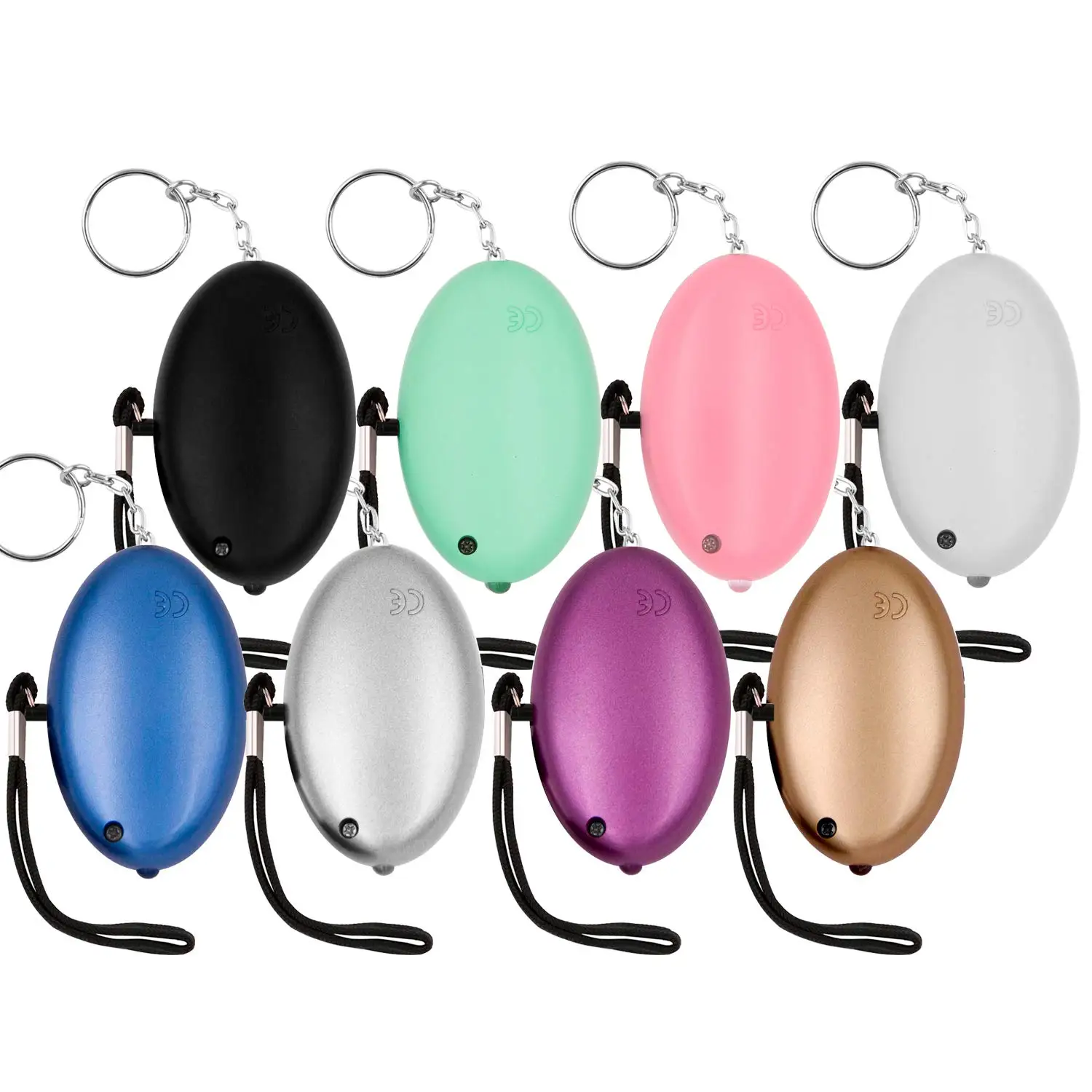 Safe Sound Emergency Personal Alarm Security Electronic Device Emergency Self Defense Keychain Alarm For Women Kids and Elders