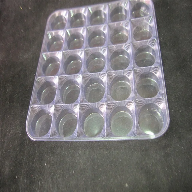 Изготовленный На Заказ Прозрачный Пластиковый блистерный поднос для упаковки шоколада и ПЭТ