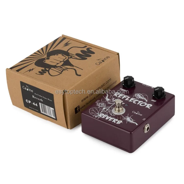 Caline CP-44 Reverb Pedal Guitar Effects Pedals True Bypass with Aluminum Alloy Housing