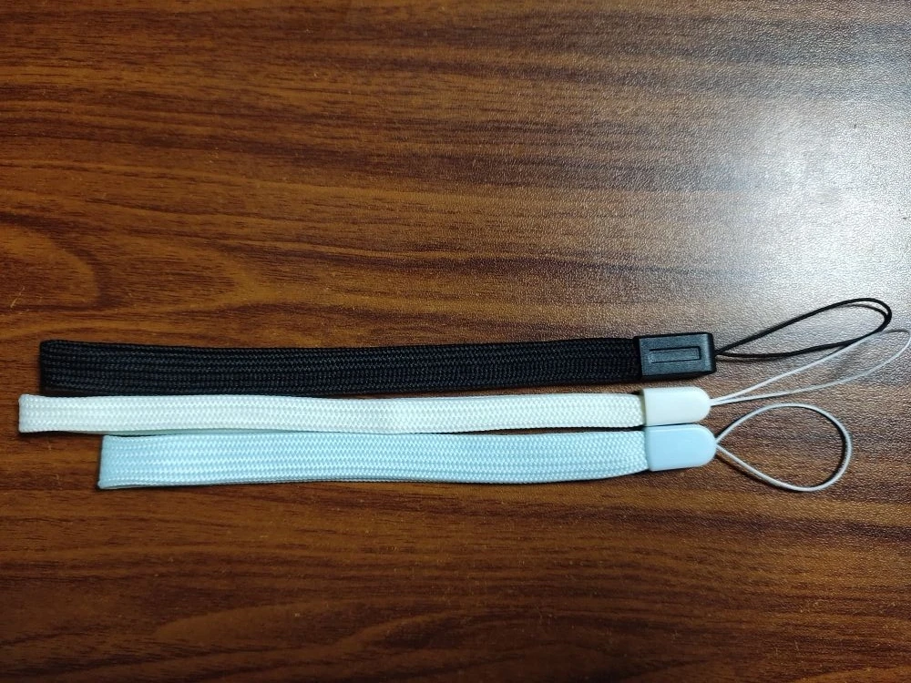 
Factory short protective mobile phone polyester wrist lanyard pine rope strap for USB/Flash/Camera/Mini Fan accessories 
