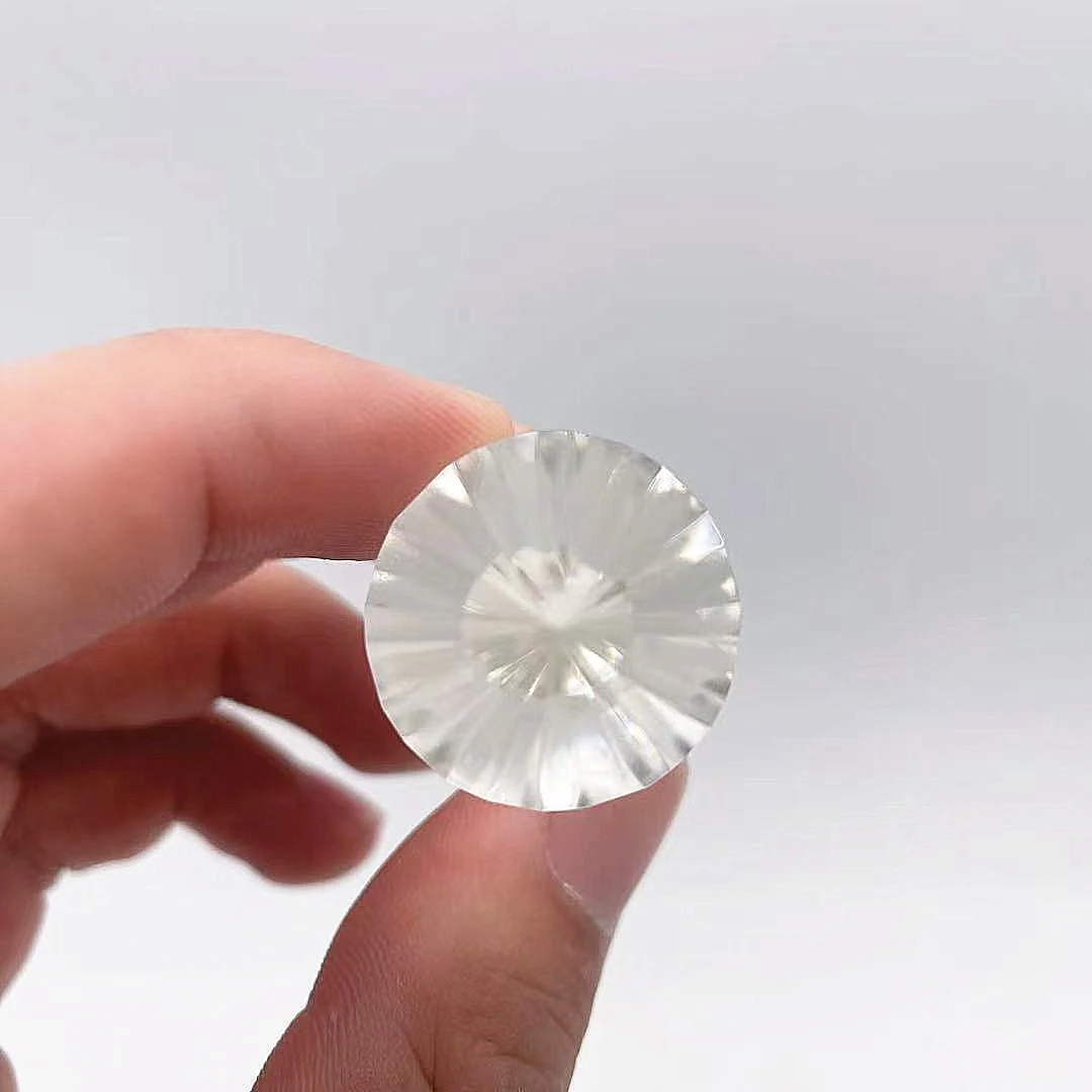 High Quality 100% clean Natural Vogel Clear Quartz Crystal 24 sides Points Healing Wands for Decoration