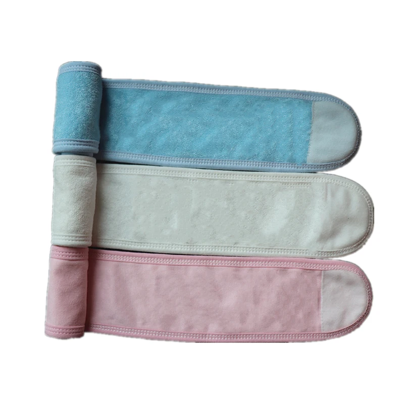 High Quality Simple Soft Comfortable Stretch Washable Spa headband Hair Wrap