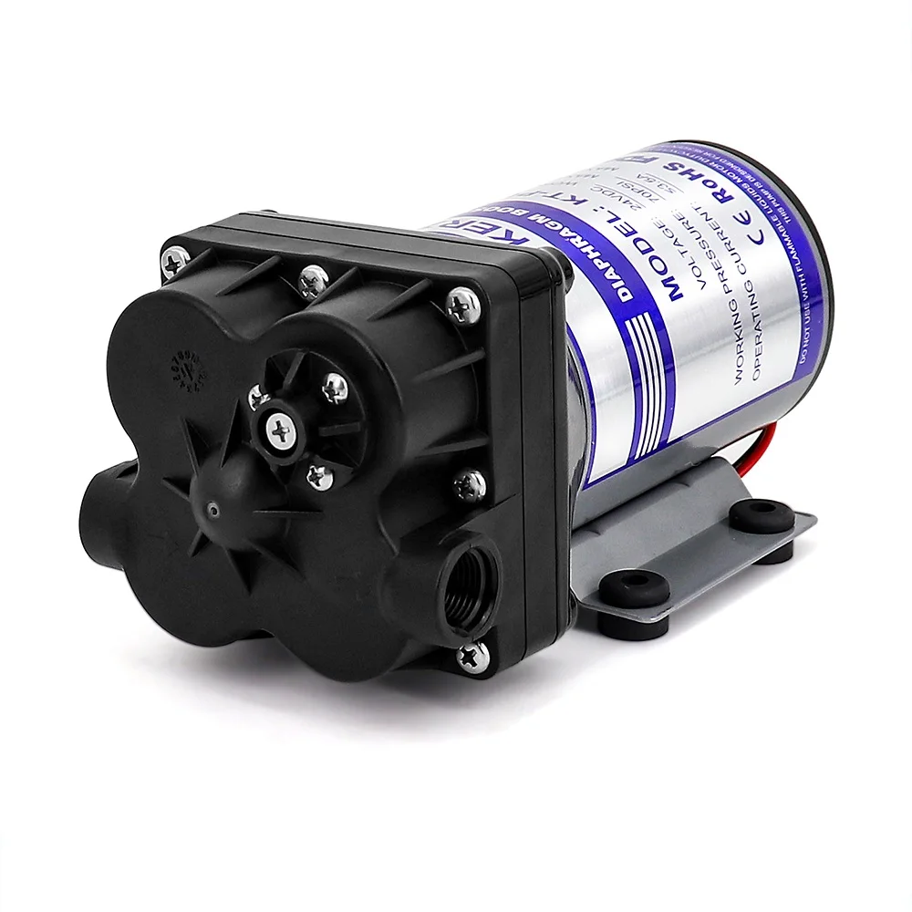 Hikins Factory OEM 800GPD 24V DC Reverse Osmosis RO Diaphragm Booster Pump For Water Purifier