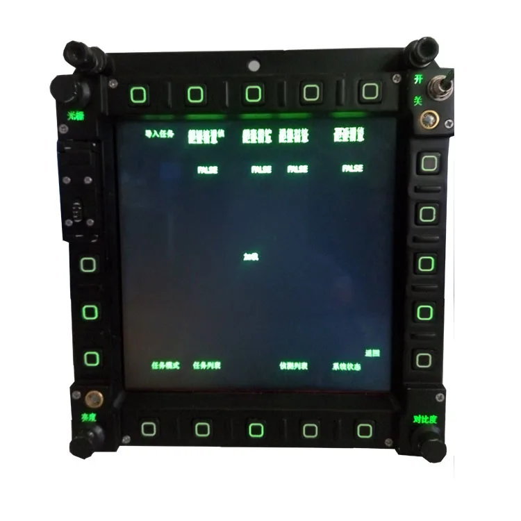 2022 new design multifunction time display aircraft lcd display control panel