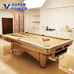 High-end billiards table multifunctional low price 9ft indoor billiards table for Home Hotel Cafe Bar