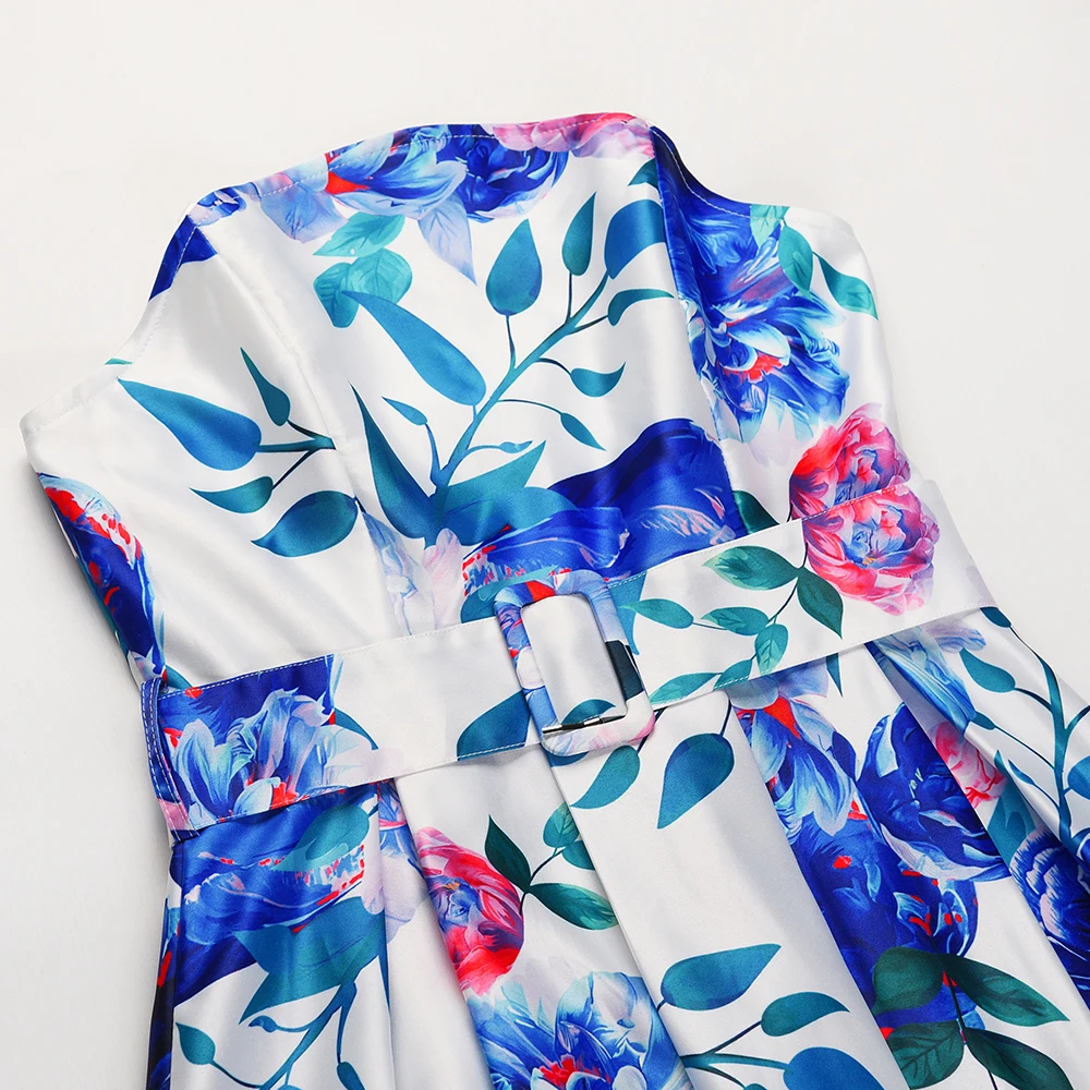 Promotional Spring Summer Plus Size Casual Feminine Temperament Slim Long Slim Waist Waist Suspender Dress