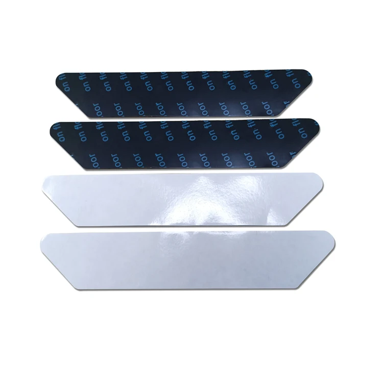 Set of 10pcs  non-slip rug gripper pads Prevent Curling Rug Stickers Corner Double Sided Gripper for Hardwood Floor