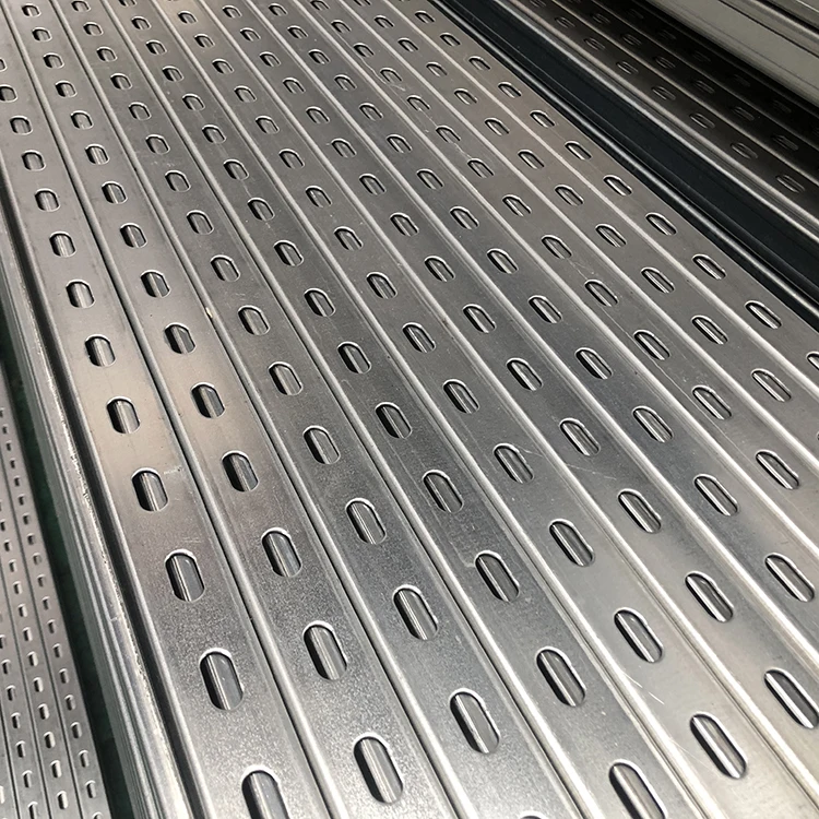 Galvanized Slotted Unistrut Channel with Reinforcement Bar