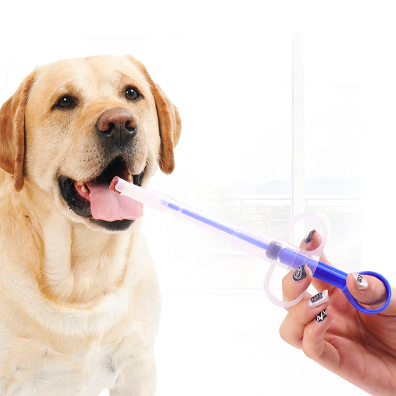 Pet Medicine Syringe Tablet Pill Gun Pill Push Dispenser Medicine Water Milk Syringe Dog Cat Puppy Feeder Kit