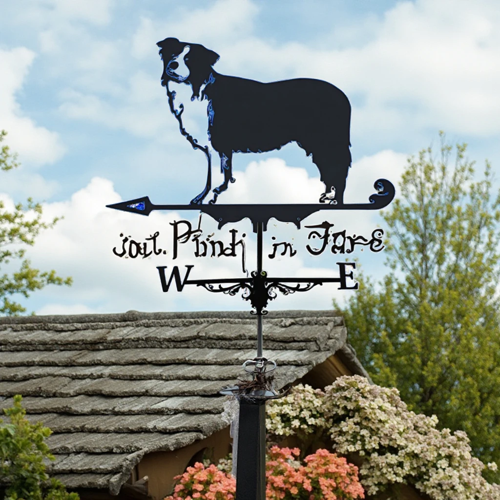 Elegant Metal Weathervane for Garden Roofs Ornaments to Enhance Outdoor Aesthetics