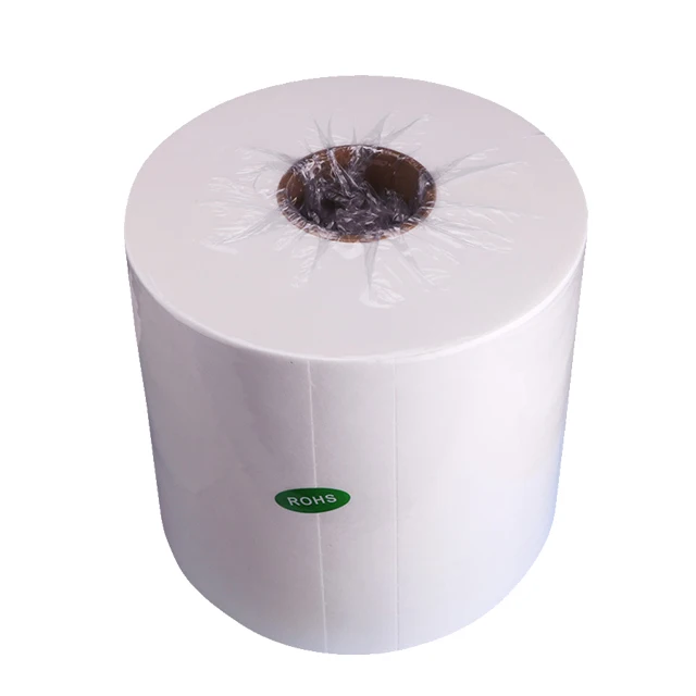 Lint free oil woodpulp jabo non woven cleaning cloth blue wipers industrial paper cleanroom wipe roll