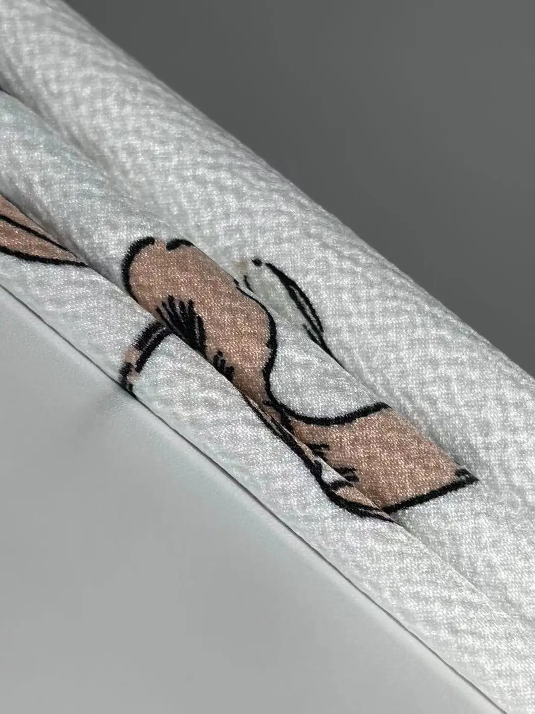 Online Shop Hot Sale smooth and soft bubble satin fabric print in morning glory