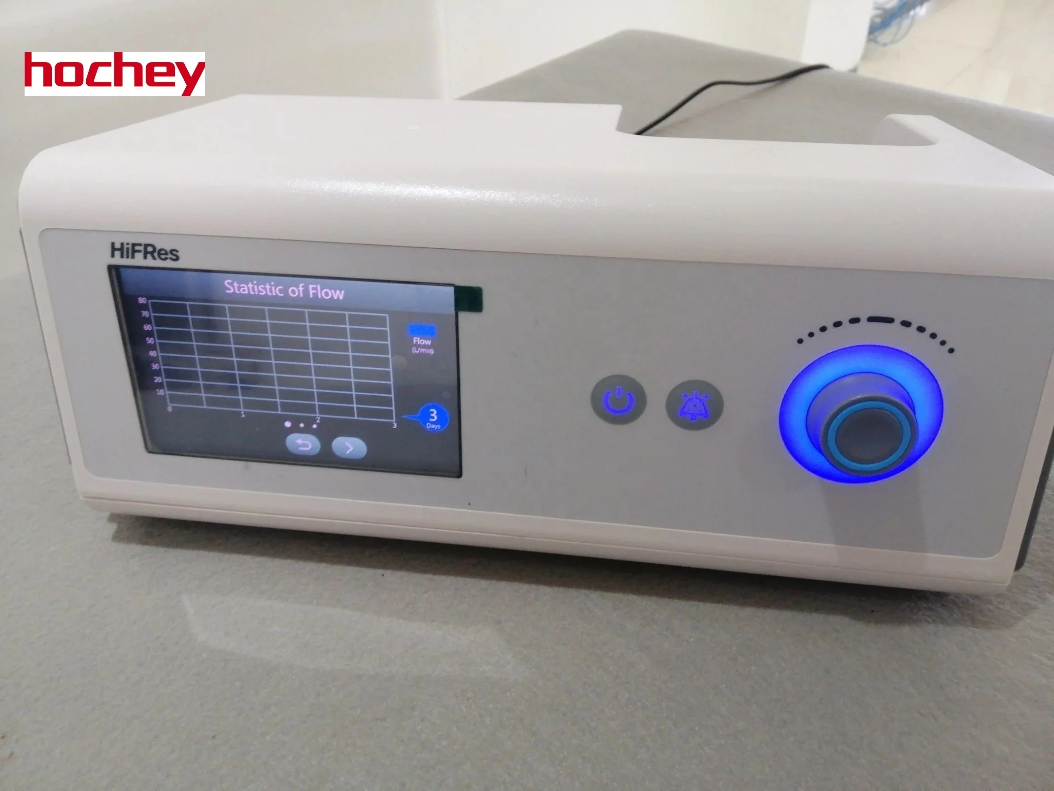 Hochey Medical Touch Screen   Nasal  Cannula  Respiratory  Humidifiers  CPAP  High  Flow  Heated  Respiratory  Humidifiers